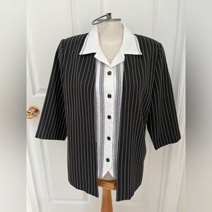 Alia blazer with attached shirt size 10